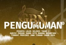 40 Peserta Tembus Tahap 2 GBN Jateng 2026, Jadwal Luring dan Daftar Namanya Terungkap