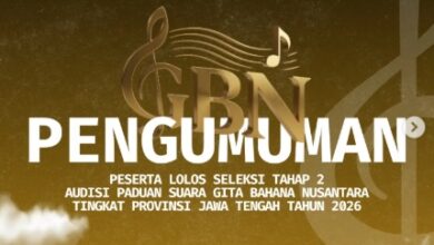 40 Peserta Tembus Tahap 2 GBN Jateng 2026, Jadwal Luring dan Daftar Namanya Terungkap