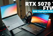 RTX 5070 Ti Bawa Asus ROG Zephyrus G14 2026 Melesat, Rival 14 Inci Kian Tertinggal