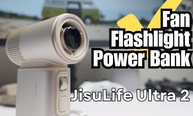 JisuLife Ultra 2 Bawa Kipas, Powerbank, dan Blower dalam Satu Genggaman Ringkas