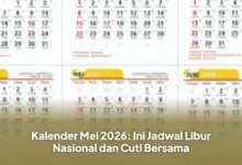 Mei 2026 Paling Padat Tanggal Merah, Dua Cuti Bersama Ini Bikin Libur Lebih Panjang