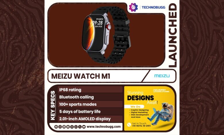AMOLED 1.000 Nits dan Bluetooth Calling Turun ke Kelas Rp650 Ribuan di Meizu Watch M1