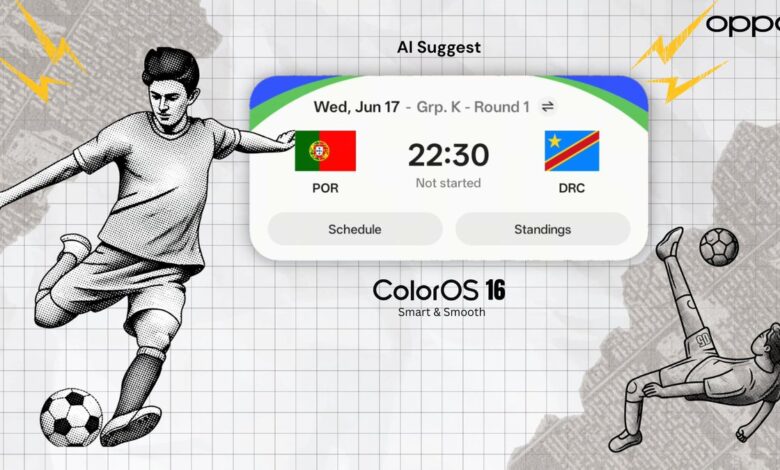ColorOS 16 Juni Bawa Skor Sepak Bola ke Layar Utama, Oppo Tambah Keamanan dan Audio Sharing