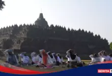Borobudur Jadi Ruang Hening, Yoga Pagi Ini Menyatukan Alam dan Warisan Budaya