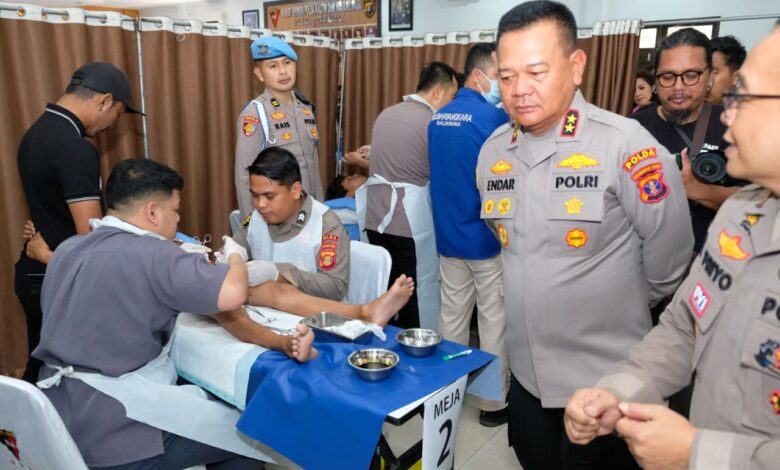 Bakti Kesehatan Polda Kaltim Lampaui Target, Ribuan Warga Balikpapan Terlayani Gratis