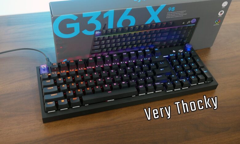 Logitech G316 X 98 Bawa Rasa Keyboard Custom ke Kelas Gaming Arus Utama