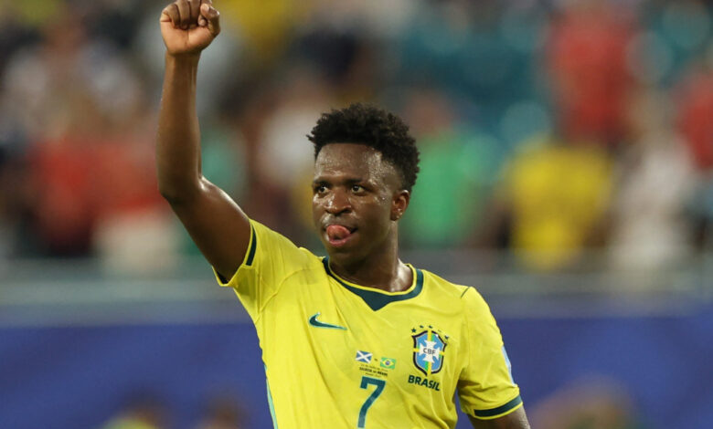 Vinicius Mengamuk di Atlanta, Brasil Kunci Juara Grup C dengan Tiga Gol
