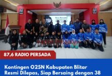 Kabupaten Blitar Siap Hadapi 38 Daerah Jatim, Peluang Medali dari O2SN Tetap Terbuka