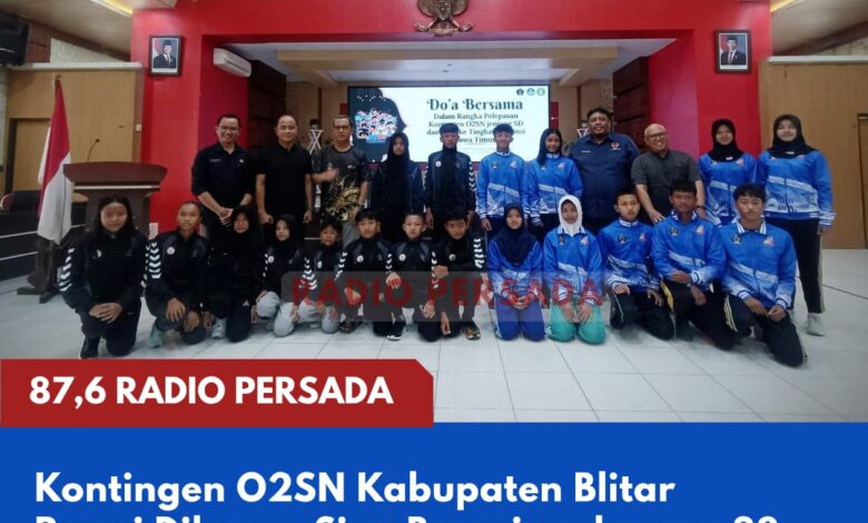 Kabupaten Blitar Siap Hadapi 38 Daerah Jatim, Peluang Medali dari O2SN Tetap Terbuka