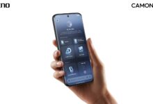 TECNO Camon Slim Bawa Layar Belakang Interaktif, Bodi 6,39 Mm Tetap Tahan Baterai Besar