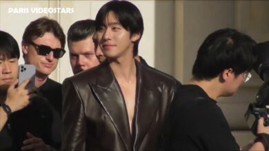 Leather Blazer Ahn Hyo Seop di Paris, Tampil Tegas di Panggung Saint Laurent