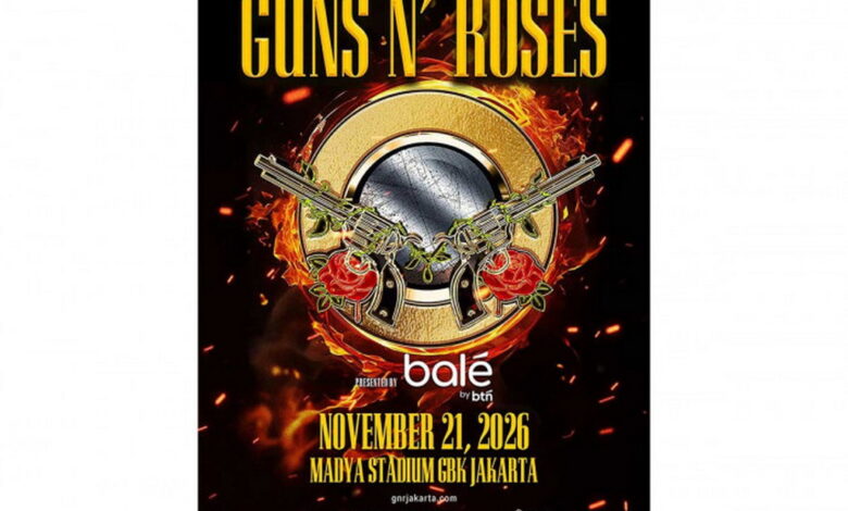 Guns N’ Roses Siap Mengguncang Jakarta Lagi, Jadwal War Tiketnya Sudah Diumumkan