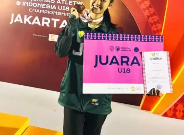 Rekor Nasional Arjuna Satria Mengubah Peta, Jawa Timur Langsung Memimpin Kejurnas Atletik 2026