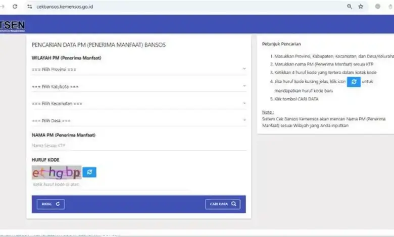 Status PKH Lansia Bisa Langsung Dicek Online, Tanpa Perlu ke Kantor