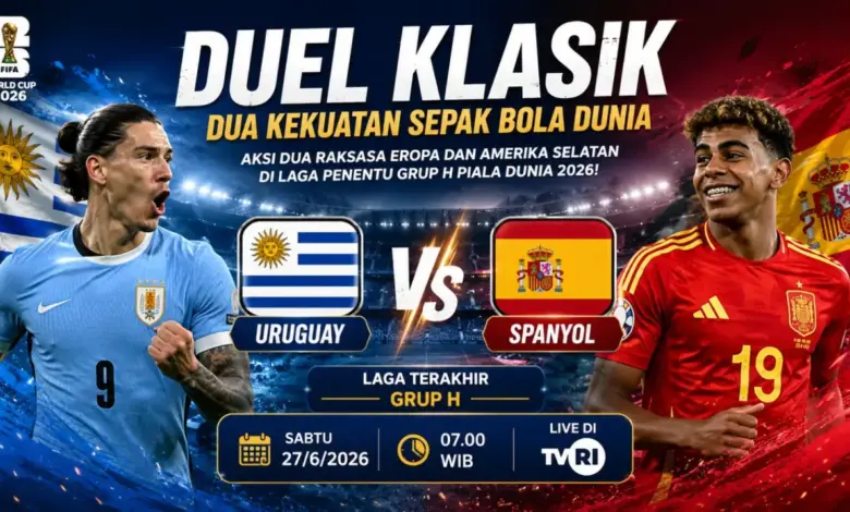 TVRI Buka Jalur Gratis untuk Spanyol Vs Uruguay, Ini Cara Menontonnya Tanpa Ribet