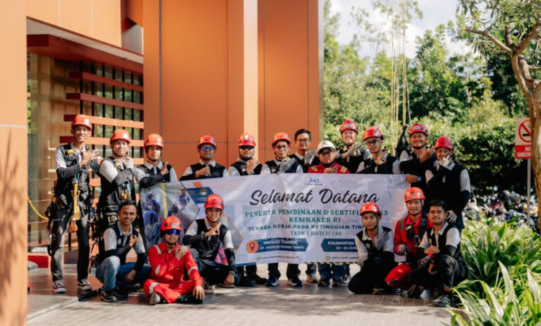 JMT Bekali Karyawan Sertifikasi TKPK Level 1, Standar Kerja di Ketinggian Diperketat