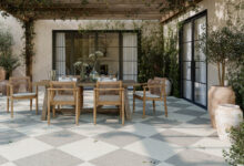 6 Desain Dapur Semi Outdoor Ini Tetap Aman Saat Hujan Berkat Lantai Anti Licin