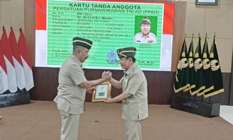 Purnawirawan Bukan Penonton, HBL Mantiri Dorong PPAD Jadi Perekat Bangsa