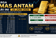 Buyback Emas Antam Turun Rp18 Ribu, Hitungan Pajak Ikut Menekan Hasil Investor