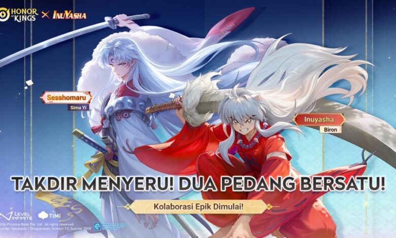 4.000 Token Gratis Menanti di Kolaborasi Honor of Kings dan InuYasha