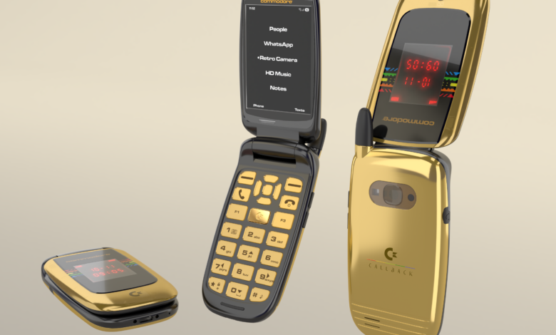 Harga Callback 8020 Dipangkas, Ponsel Flip Retro Commodore Jadi Lebih Masuk Akal