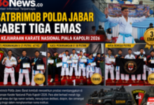 Tiga Emas dari Brimob Jabar, Kiprah Karateka Polda Jabar di Piala Kapolri Makin Menonjol