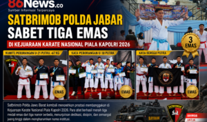 Tiga Emas dari Brimob Jabar, Kiprah Karateka Polda Jabar di Piala Kapolri Makin Menonjol