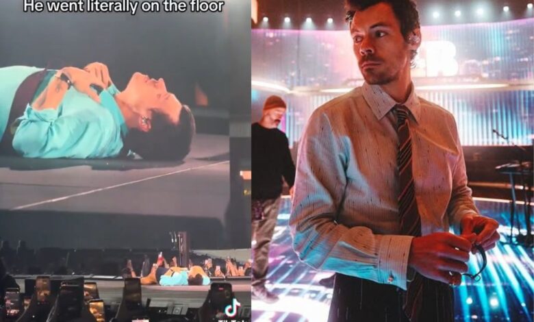 Harry Styles Tersedak Air di Wembley, Momen Ambruknya Bikin Penonton Khawatir