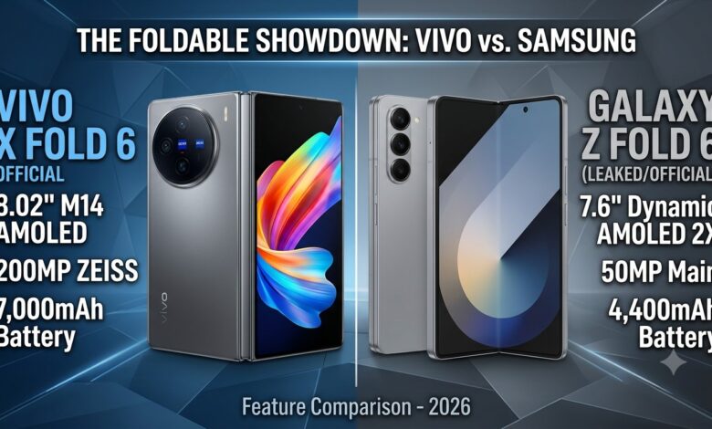 Vivo X Fold 6 Tampil Berani, Baterai 7.000mAh dan Lensa Tambahan Ubah Peta Foldable